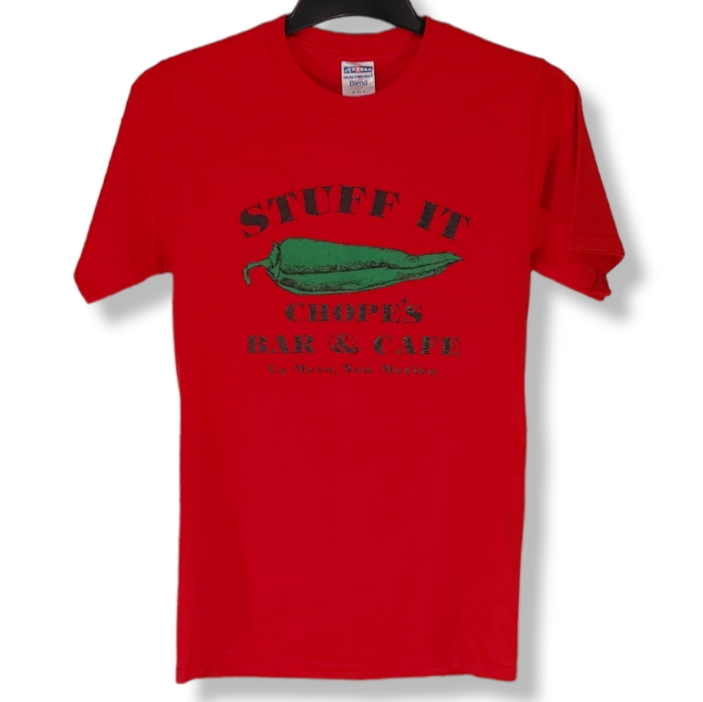 Vintage New Mexico T Shirt Size Small Red Chopes Bar Café Stuff It Vtg Tee